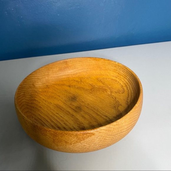 🎉4 for $20🎉Wooden Bowl 7 inches by 2 Inches Unkown Brand - Picture 8 of 9
